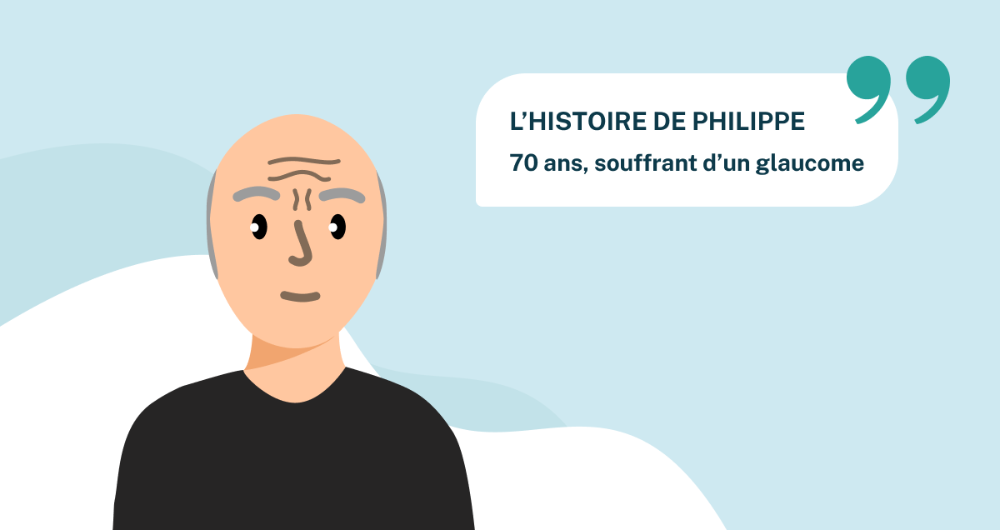 L'histoire de Philippe, 70 ans, souffrant d'un glaucome