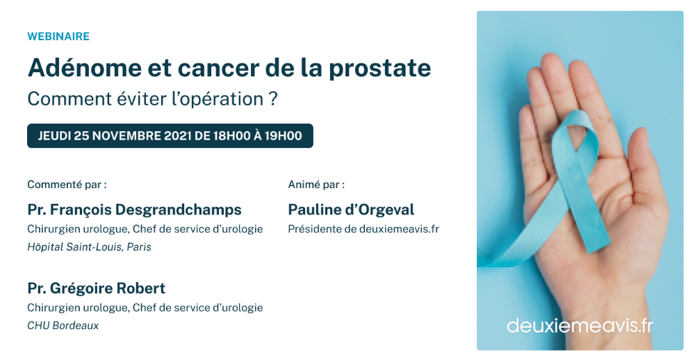Movember : retour sur le webinar “Adénome et cancer de la prostate : comment éviter l’opération ?”